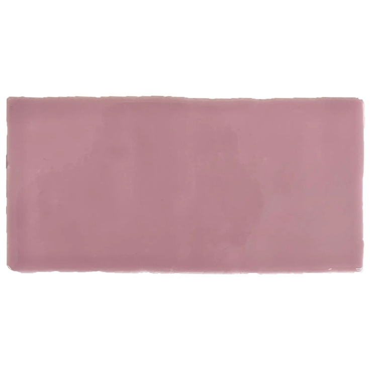 Dreamtile Handmade H.M Pink glossy väggplatta 7,5x15 cm, Spanien - foto 1 Dreamtile Handmade H.M Pink glossy väggplatta 7,5x15 cm, Spanien - foto 1