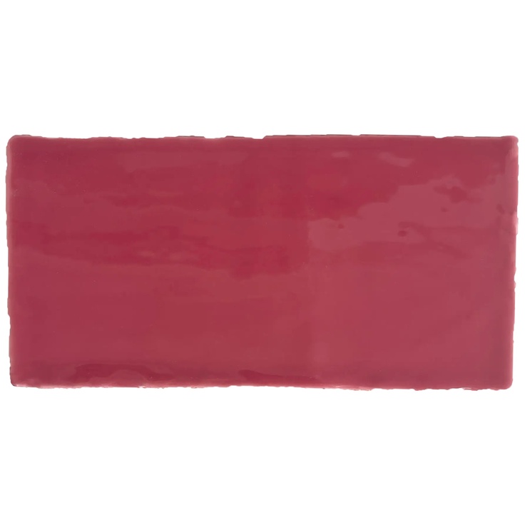 Dreamtile Handmade H.M Red Hot Pink glossy stěnová dlaždice 7,5x15 cm, Španělsko - fotografie 1 Dreamtile Handmade H.M Red Hot Pink glossy stěnová dlaždice 7,5x15 cm, Španělsko - fotografie 1