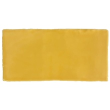 Dreamtile Handmade H.M Yellow glossy wall tile 7,5x15 cm, Spain - photo 1 - photo 1