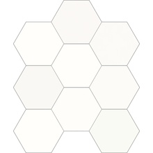 Dune Chicago 188270 Exa White Cotton 21,5*25 porcelain tile 21,5x25 cm, Spain - photo 1 - photo 1