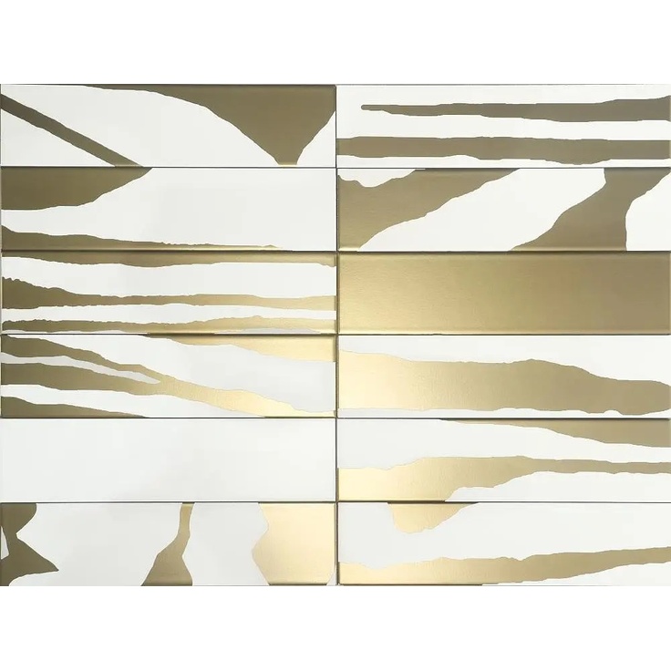 Dune Flat Deluxe 188720 Savannah White&Gold 7,5*30 Décor 7,5x30 cm, Espagne, or et métaux précieux - photo 1 Dune Flat Deluxe 188720 Savannah White&Gold 7,5*30 Décor 7,5x30 cm, Espagne, or et métaux précieux - photo 1