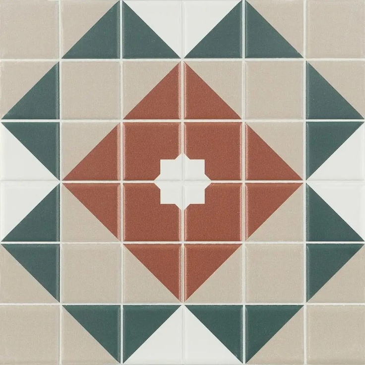Dune Mintons 188703N Balmoral 20*20 Mosaïque 20x20 cm, Espagne, imitation de carrelage hydraulique - photo 1 Dune Mintons 188703N Balmoral 20*20 Mosaïque 20x20 cm, Espagne, imitation de carrelage hydraulique - photo 1