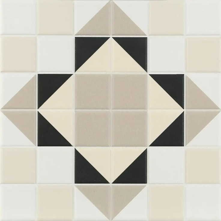 Dune Mintons 188696N Canterbury 20*20 Mosaico 20x20 cm, España, imitación de azulejos hidráulicos - foto 1 Dune Mintons 188696N Canterbury 20*20 Mosaico 20x20 cm, España, imitación de azulejos hidráulicos - foto 1