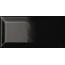Eccentrico Back to Basic С000612313 CEBAC007014_Back To Basic Nero diam. Настенная плитка 7,5x15 см, Италия, моноколор - фото 1