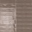 Eccentrico Linea С000612237 CELNA000010_Linea Moka wall tile 7,5x30 cm, Italy, monochrome - photo 1