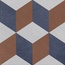 Eccentrico Quadra С000612275 CEQUA020010_Quadra Decor grès cérame 20,5x20,5 cm, Italie - photo 1