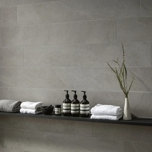 Edimax Astor Nuances 10x60, glazed porcelain stoneware, Italy, slate (andesite) - interior photo 1 - photo 4