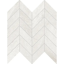 Edimax Astor Nuances С000612032 NI01_MOSAICO_CHEVRON_WHITE Mosaico 30x31 cm, Itália, ardósia (andesito) - foto 1 - foto 1