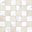 Edimax Astor Reve С000619603 NQ56_BLANC - BEIGE mosaico chess 5x5 Mozaik 30x30 cm, Italien, andre typer marmor - foto 1