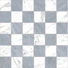Edimax Astor Reve С000619608 NQ17_BLANC - GRIS mosaico chess 5x5 Mosaico 30x30 cm, Itália, outros tipos de mármore - foto 1 - foto 1