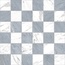 Edimax Astor Reve С000619608 NQ17_BLANC - GRIS mosaico chess 5x5 Mosaic 30x30 cm, Italy, other types of marble - photo 1