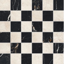 Edimax Astor Reve С000619605 NQ54_BEIGE - NOIR mosaico chess 5x5 Mosaico 30x30 cm, Itália, outros tipos de mármore - foto 1 - foto 1