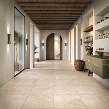 Edimax Astor Sénanque 6x30, glazed porcelain stoneware, Italy, travertine - interior photo 1 - 3 Edimax Astor Sénanque 6x30, glazed porcelain stoneware, Italy, travertine - interior photo 1 - photo 3