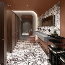 Edimax Astor Touché 7,5x30, glazed porcelain stoneware, Italy, other types of marble - interior photo 1 - photo 2