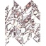 Edimax Astor Touché С000610524 ND88_MOSAICO CHEVRON RUBIS Mosaico 30x31 cm, Itália, outros tipos de mármore - foto 1
