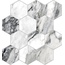 Edimax Astor Touché С000610519 ND93_MOSAICO ESA K96 ZÈBRE Mosaic 30x34 cm, Italy, other types of marble - photo 1