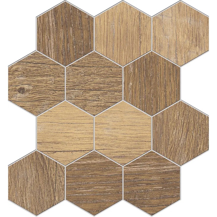 Edimax Astor W3 С000559114 NC03_PatinBrownMosaicoEsaK96_29,5*34 Mosaic 29,5x34 cm, Italy, wood look - photo 1 Edimax Astor W3 С000559114 NC03_PatinBrownMosaicoEsaK96_29,5*34 Mosaic 29,5x34 cm, Italy, wood look - photo 1