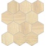Edimax Astor W3 С000559078 NB96_BurlHoneyMosaicoEsaK96_29,5*34 Mosaic 29,5x34 cm, Italy, wood look - photo 1