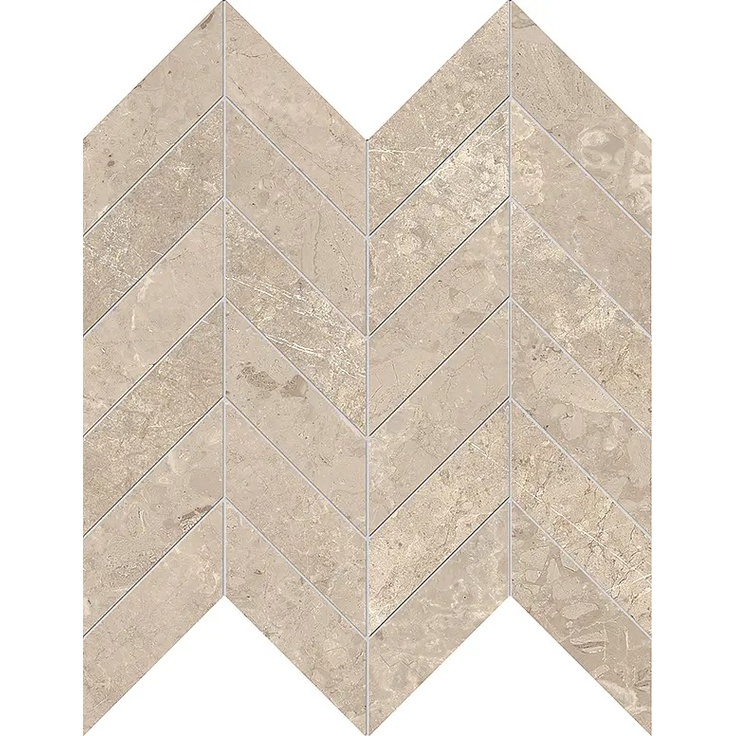Edimax Astor Velvet С000491086 NA90_AlmondMosaicoChevron30X31 Mosaic 30x31 cm, Italy, other types of marble - photo 1 Edimax Astor Velvet С000491086 NA90_AlmondMosaicoChevron30X31 Mosaic 30x31 cm, Italy, other types of marble - photo 1
