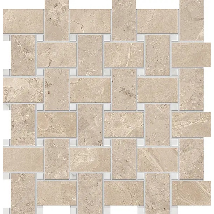 Edimax Astor Velvet С000491083 NA86_AlmondMosaicoBasket30X30 Mosaic 30x30 cm, Italy, other types of marble - photo 1 Edimax Astor Velvet С000491083 NA86_AlmondMosaicoBasket30X30 Mosaic 30x30 cm, Italy, other types of marble - photo 1