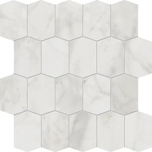 Edimax Astor Velvet С000491087 NA98_WhiteMosaicoHexagon31X35 Mozaikk 31x35 cm, Italia, andre marmortyper - foto 1 - foto 1