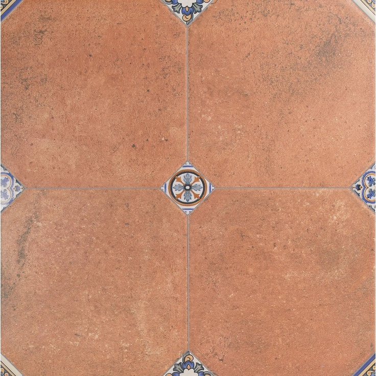 El Molino Manises Decor Cuero 58*58 porcelain tile 58x58 cm, Spain, cotto - photo 1 El Molino Manises Decor Cuero 58*58 porcelain tile 58x58 cm, Spain, cotto - photo 1