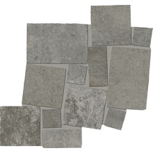 Emilceramica Fabrika С000594851 EMXQ_34,1X34,3FabrikaMosaicoBlokkoDarkGreySilktech Mosaico 34,1x34,3 cm, Itália, concreto - foto 1 - foto 1
