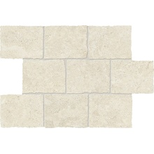 Emilceramica Landscape С000602197 EJYQ_30X45LandscapeMosaicoMurettoAvorioSilktech Mosaico 30x45 cm, Itália, calcário - foto 1 - foto 1