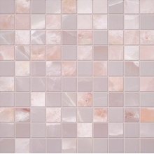 Emilceramica Tele di Marmo Onyx С000549867 EKZC_TmoM3PinkL30X30 Мозаика 30x30 см, Италия, оникс - фото 1 - фото 1