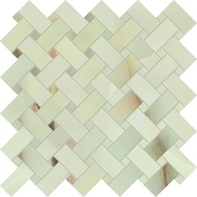 Emilceramica Tele di Marmo Pure Onyx С000596348 EMR4_30X30TdmpoIntrecciOnyxGiadaSilktech Mosaik 30x30 cm, Italien, onyx - Foto 1 - Foto 1