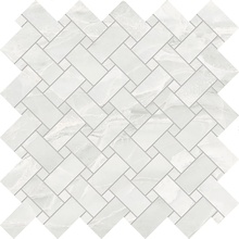 Emilceramica Tele di Marmo Selection С000576637 EK50_300X300TdmsIntrecciWhiteParadiseNat Mosaik 30x30 cm, Italien, andere marmorsorten - Foto 1 - Foto 1