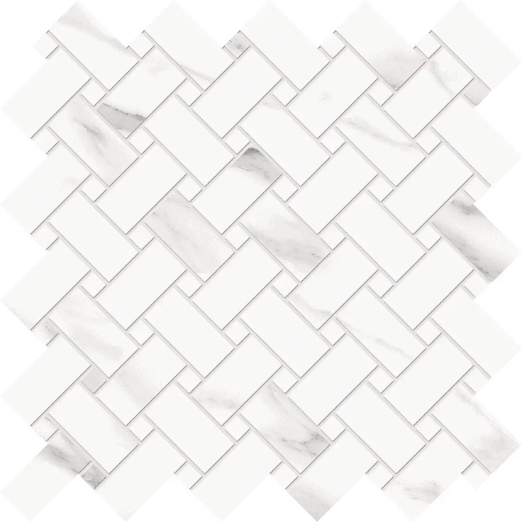 Emilceramica Tele di Marmo С000424034 EDT9_Intrecci Statuario Michelangelo Naturale 30x30 Mosaik 30x30 cm, Italien, statuario - Foto 1 Emilceramica Tele di Marmo С000424034 EDT9_Intrecci Statuario Michelangelo Naturale 30x30 Mosaik 30x30 cm, Italien, statuario - Foto 1