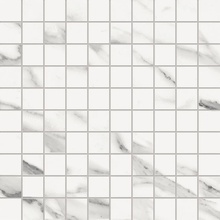 Emilceramica Tele di Marmo С000424006 EDQ5_Mosaico Statuario Michelangelo Naturale 30x30 Мозаика 30x30 см, Италия, статуарио - фото 1 - фото 1