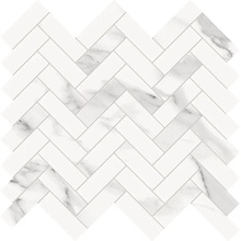 Emilceramica Tele di Marmo С000424052 EEGW_Trama Statuario Michelangelo Full Lap. 31,9x28,3 Мозаика 28,3x31,9 см, Италия, статуарио - фото 1 - фото 1
