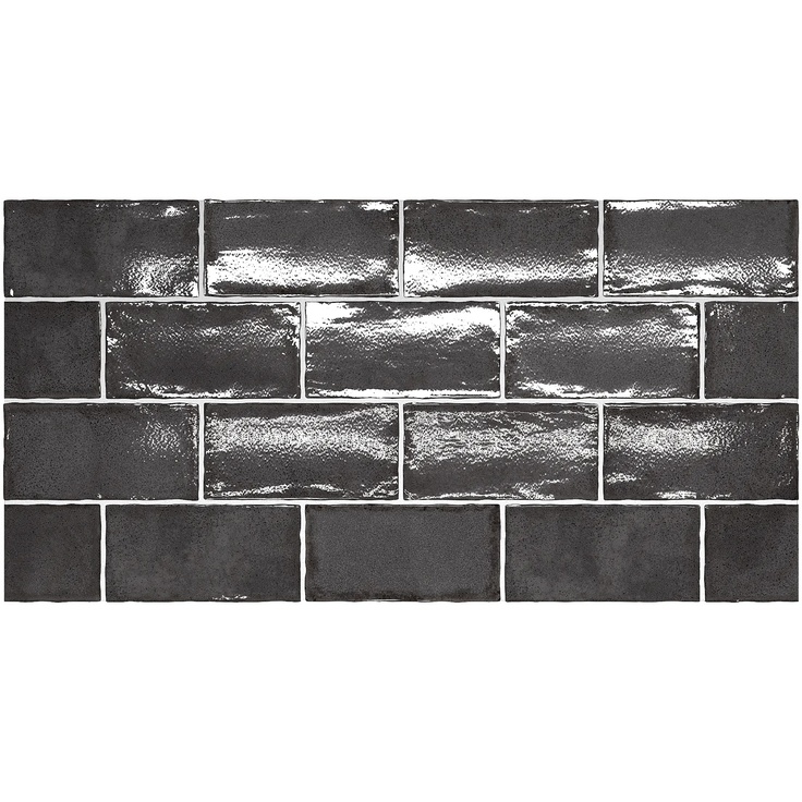 Equipe Altea С000536314 27615_Black kafel ścienny 7,5x15 cm, Hiszpania - zdjęcie 1 Equipe Altea С000536314 27615_Black kafel ścienny 7,5x15 cm, Hiszpania - zdjęcie 1