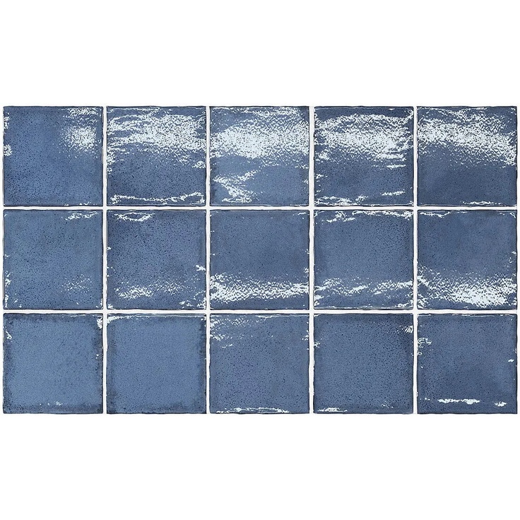 Equipe Altea С000536303 27602_Thistle_Blue wall tile 10x10 cm, Spain - photo 1 Equipe Altea С000536303 27602_Thistle_Blue wall tile 10x10 cm, Spain - photo 1
