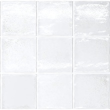 Equipe Altea 27599 White 10 wall tile 10x10 cm, Spain, brick  - photo 1 - photo 2