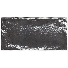 Equipe Altea 27615 Black wall tile 7,5x15 cm, Spain, brick  - photo 1 - photo 1