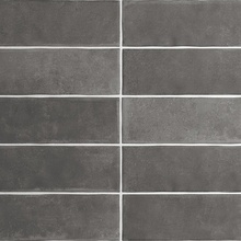 Equipe Argile 27565 Dark porcelain tile 6x24,6 cm, Spain, stone  - photo 1 - photo 2