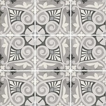 Equipe Art Nouveau С000403379 24418_Art_nouveau_opera_grey_20*20_Eq-5 keramisk granitt 20x20 cm, Spania, imitasjon av hydraulisk flis - foto 1 - foto 1