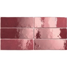 Equipe Artisan С000393222 24467_Artisan_burgundy_6,5*20_Eq-3 carreau mural 6,5x20 cm, Espagne - photo 1 - photo 1
