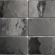 Equipe Artisan 24472 Graphite wall tile 6,5x20 cm, Spain, none - photo 1 - photo 2
