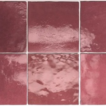 Equipe Artisan 24457 Burgundy wall tile 13,2x13,2 cm, Spain - photo 1 - photo 2