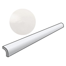 Equipe Artisan 24494 Pencil Bullnose White Border 3x20 cm, Spain, stone  - photo 1 - photo 1