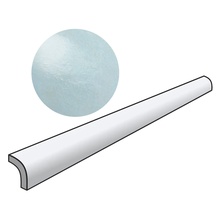 Equipe Artisan 24498 Pencil Bullnose Aqua Border 3x20 cm, Spain, stone  - photo 1 - photo 1