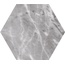 Equipe Bardiglio С000374393 23770_Bardiglio_hexagon_dark_17,5*20_Eq-3 porcelain tile 17,5x20 cm, Spain, other types of marble - photo 1 Equipe Bardiglio С000374393 23770_Bardiglio_hexagon_dark_17,5*20_Eq-3 porcelain tile 17,5x20 cm, Spain, other types of marble - photo 1