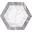 Equipe Bardiglio С000374394 23771_Bardiglio_hexagon_geo_17,5*20_Eq-10D gres porcelanato 17,5x20 cm, Espanha, outros tipos de mármore - foto 1