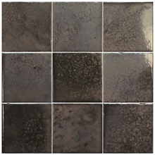 Equipe Bohemian 32336 Charcoal gres porcelanato 10x10 cm, Espanha - foto 1 - foto 2