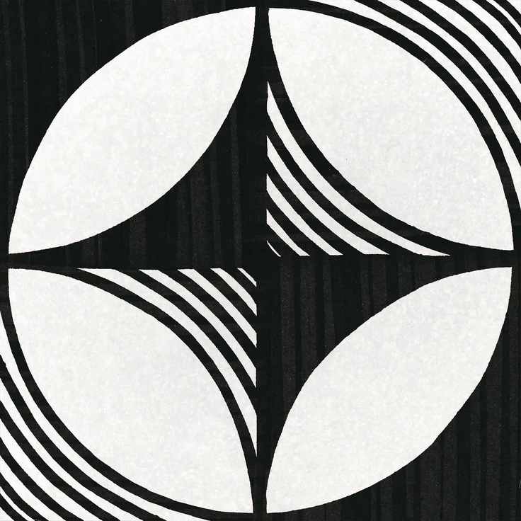 Equipe Caprice Deco С000296105 22123_Deco Compass B&W porcelain tile 20x20 cm, Spain - photo 1 Equipe Caprice Deco С000296105 22123_Deco Compass B&W porcelain tile 20x20 cm, Spain - photo 1
