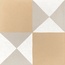Equipe Caprice Deco С000296087 22106_Deco Chess Pastel porcelain tile 20x20 cm, Spain, hydraulic - photo 1
